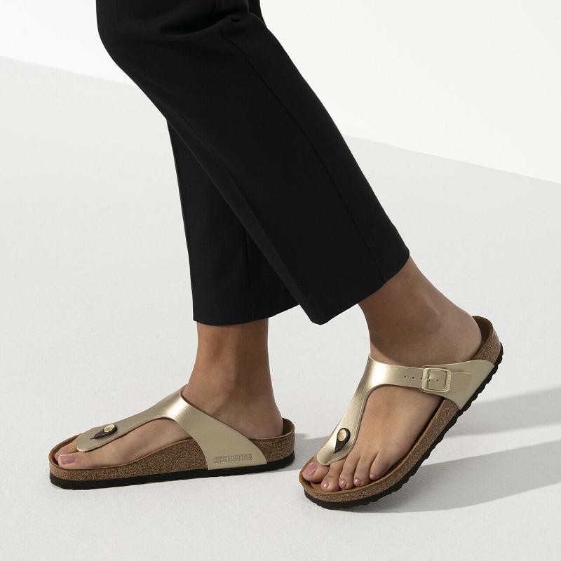 Gizeh Birkenstock Birko-flor Damske Zlate | SK 122XYU